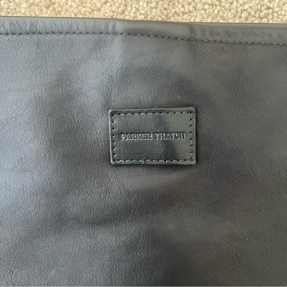 Parker Thatch XL Jane Black Leather Slouch Shoulder Bag sold out on website - Picture 5 of 9